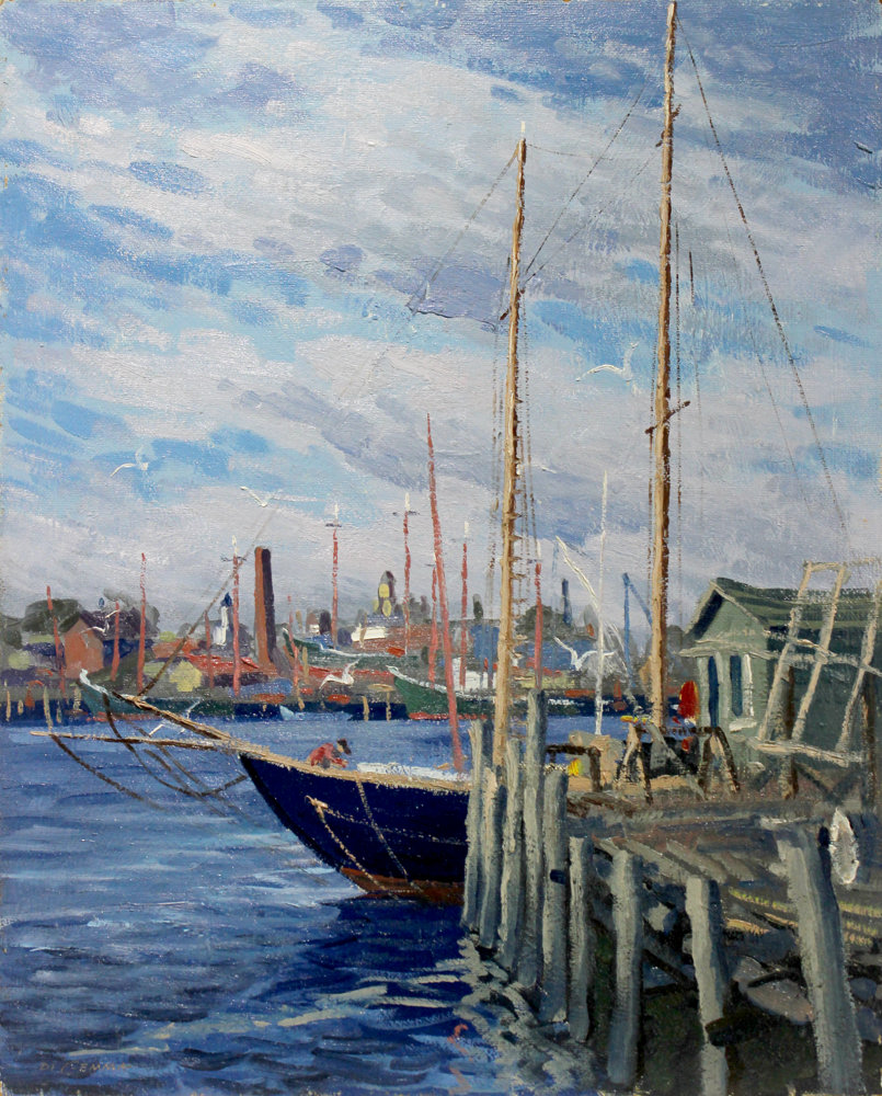 Gloucester Harbor Fishing Boat